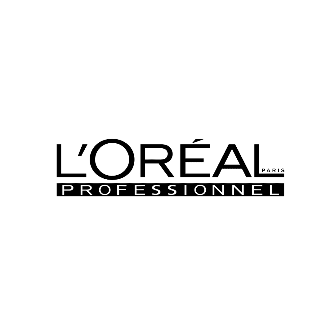 L'Oréal Professionnel logo in black and white.