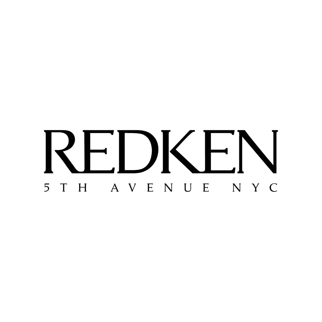 Redken logo with "5th Avenue NYC" tagline in bold black letters.
